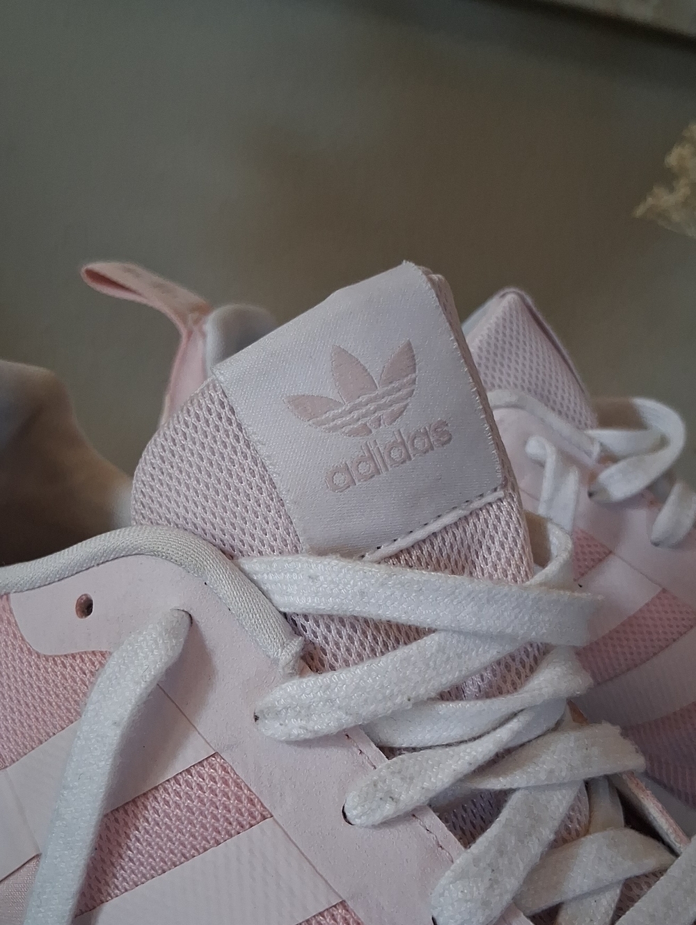Women's Adidas Original Pink And White Running Shoes Sneakers Size 7 - Picture 9 of 16